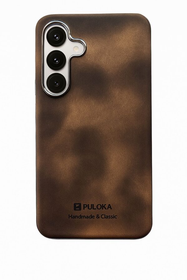 Samsung S25 Leather Back Case