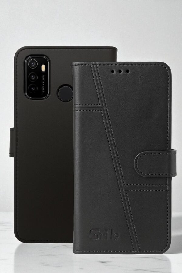 Premium Leather Flip Back Case For Oppo A53