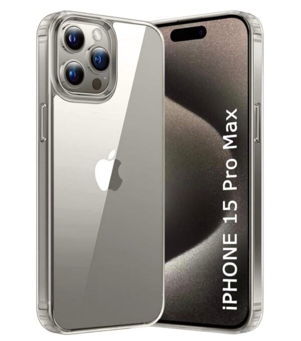 iPhone 15 Pro Max Transparent Back Cover