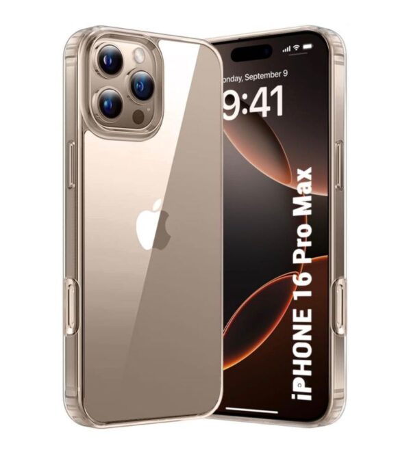 Iphone 16 Pro Max Transparent Back Cover